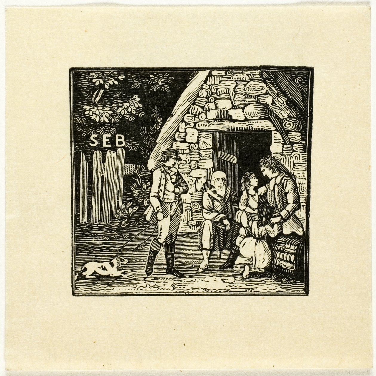 Ilustração do livro de Thomas Bewick