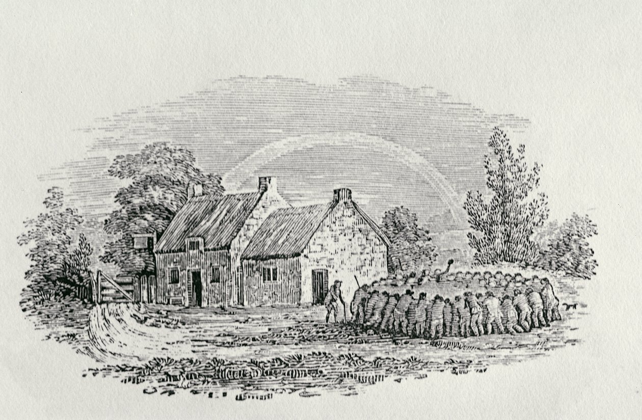 Cockfight Outside an Inn, c.1801, de 