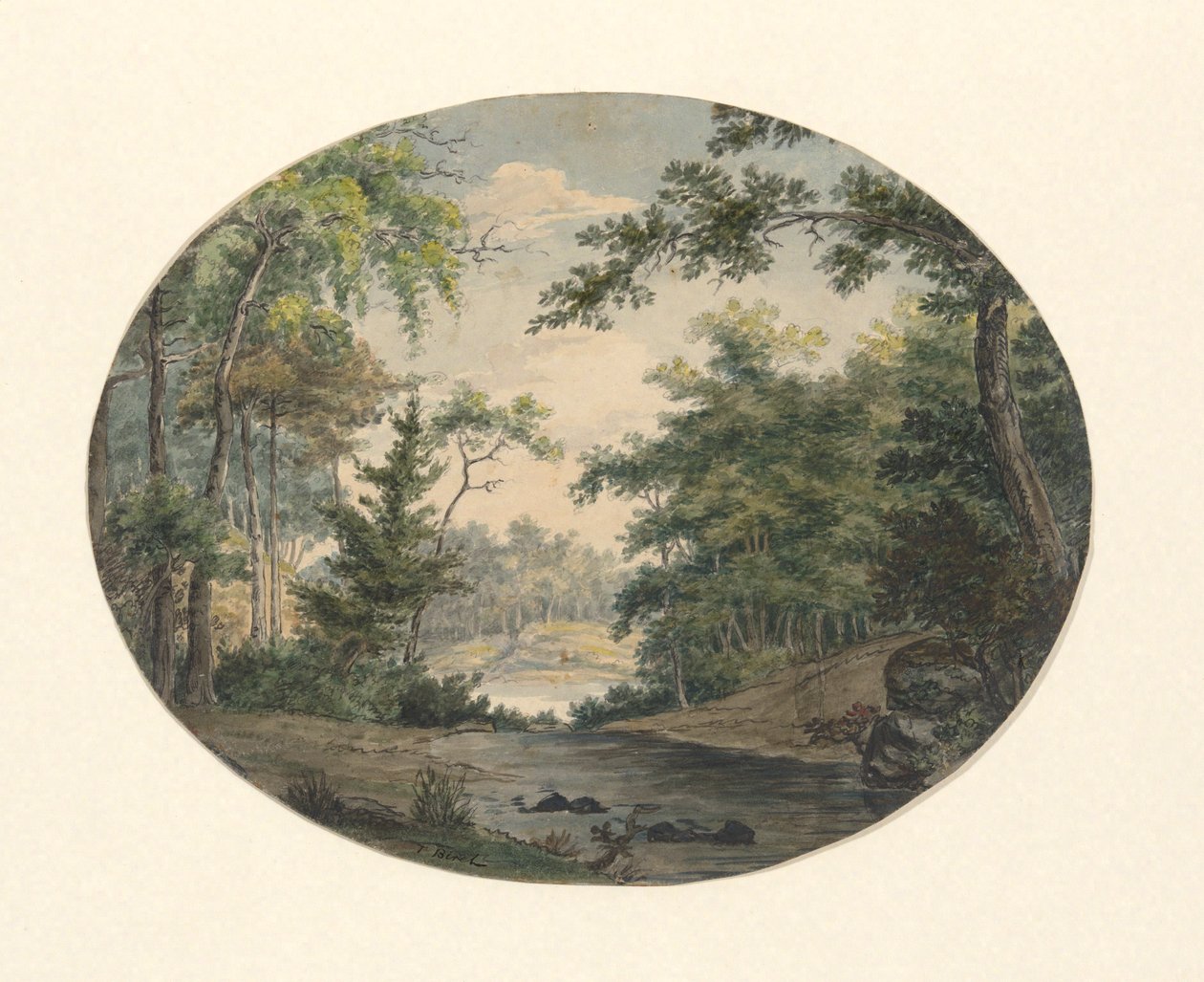 Paisagem florestal de Thomas Birch