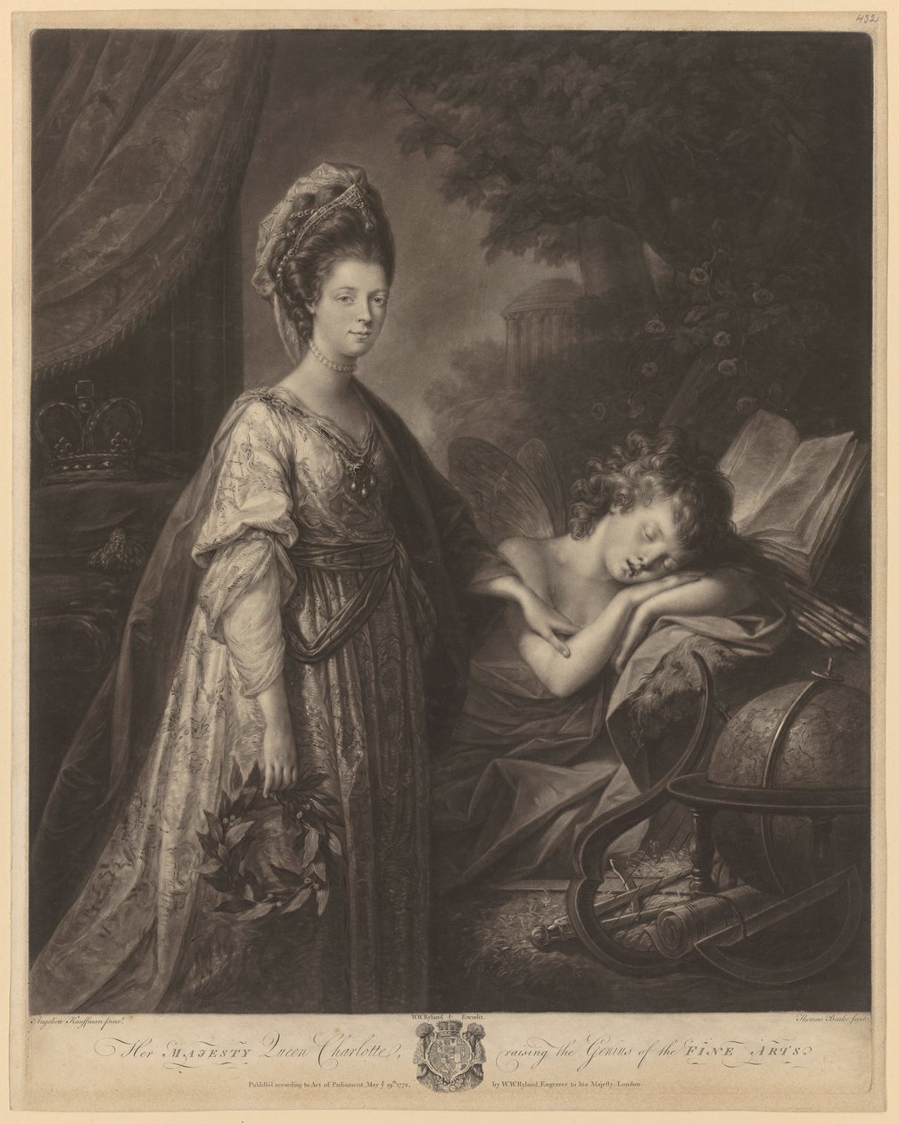 A rainha Charlotte desperta o génio das belas-artes de Thomas Burke