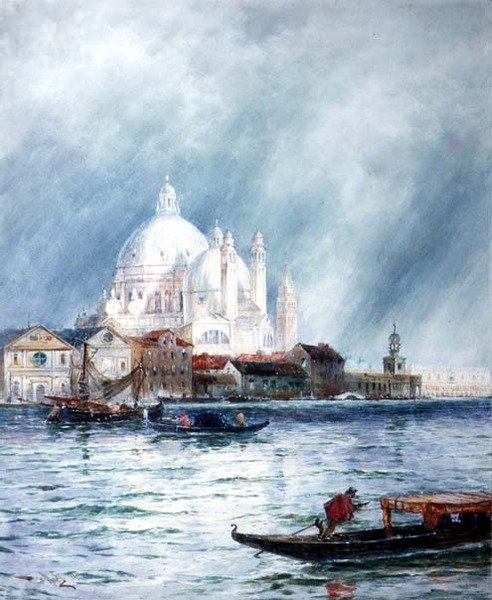 Nas Lagoas, Veneza de Thomas Bush Hardy