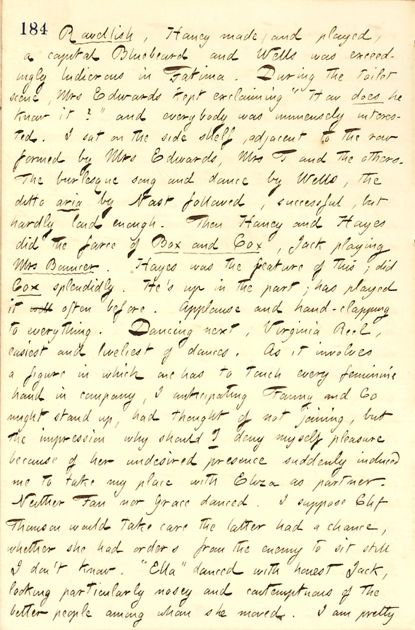 Diários de Thomas Butler Gunn - Volume 11, página 193, 26 de dezembro de 1859 de Thomas Butler Gunn