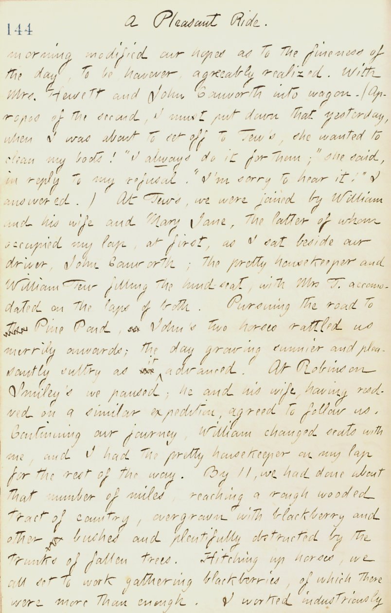 Thomas Butler Gunn Diaries - Volume 17, página 156, 7 de Setembro de 1861 de Thomas Butler Gunn