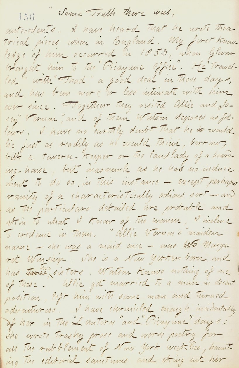 Thomas Butler Gunn Diaries- Volume 18, página 172, 16 de janeiro de 1862 de Thomas Butler Gunn