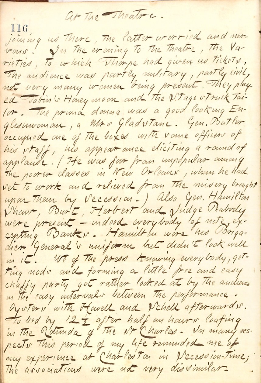 Thomas Butler Gunn Diaries - Volume 21, página 127, 22 de dezembro de 1862 de Thomas Butler Gunn