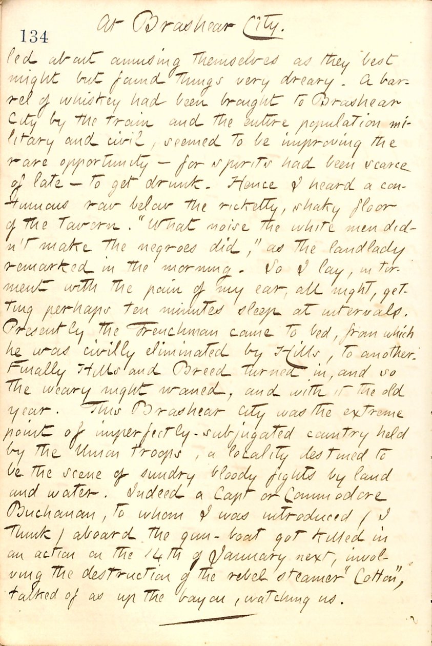 Thomas Butler Gunn Diaries- Volume 21, página 148, 31 de dezembro de 1862 de Thomas Butler Gunn