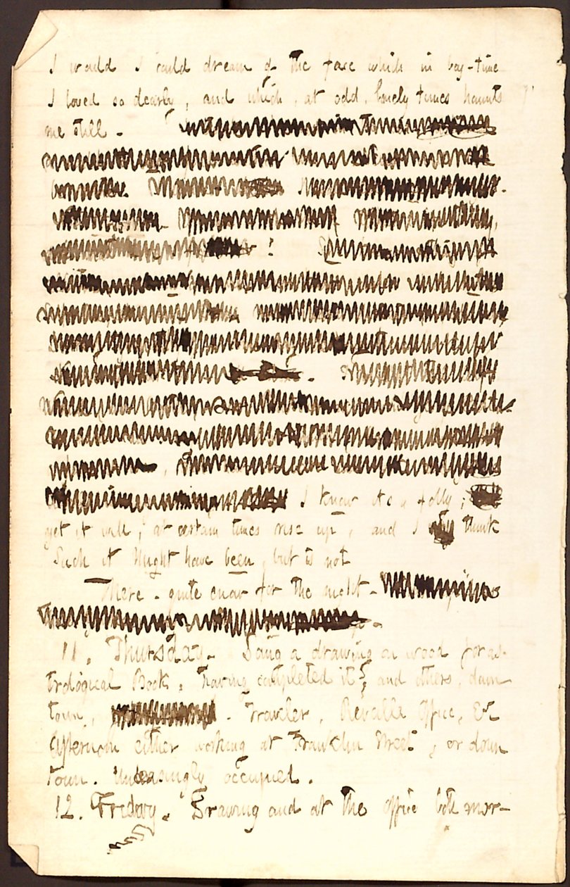 Diários de Thomas Butler Gunn - Volume 3, página 44, 10-12 de dezembro de 1851 de Thomas Butler Gunn