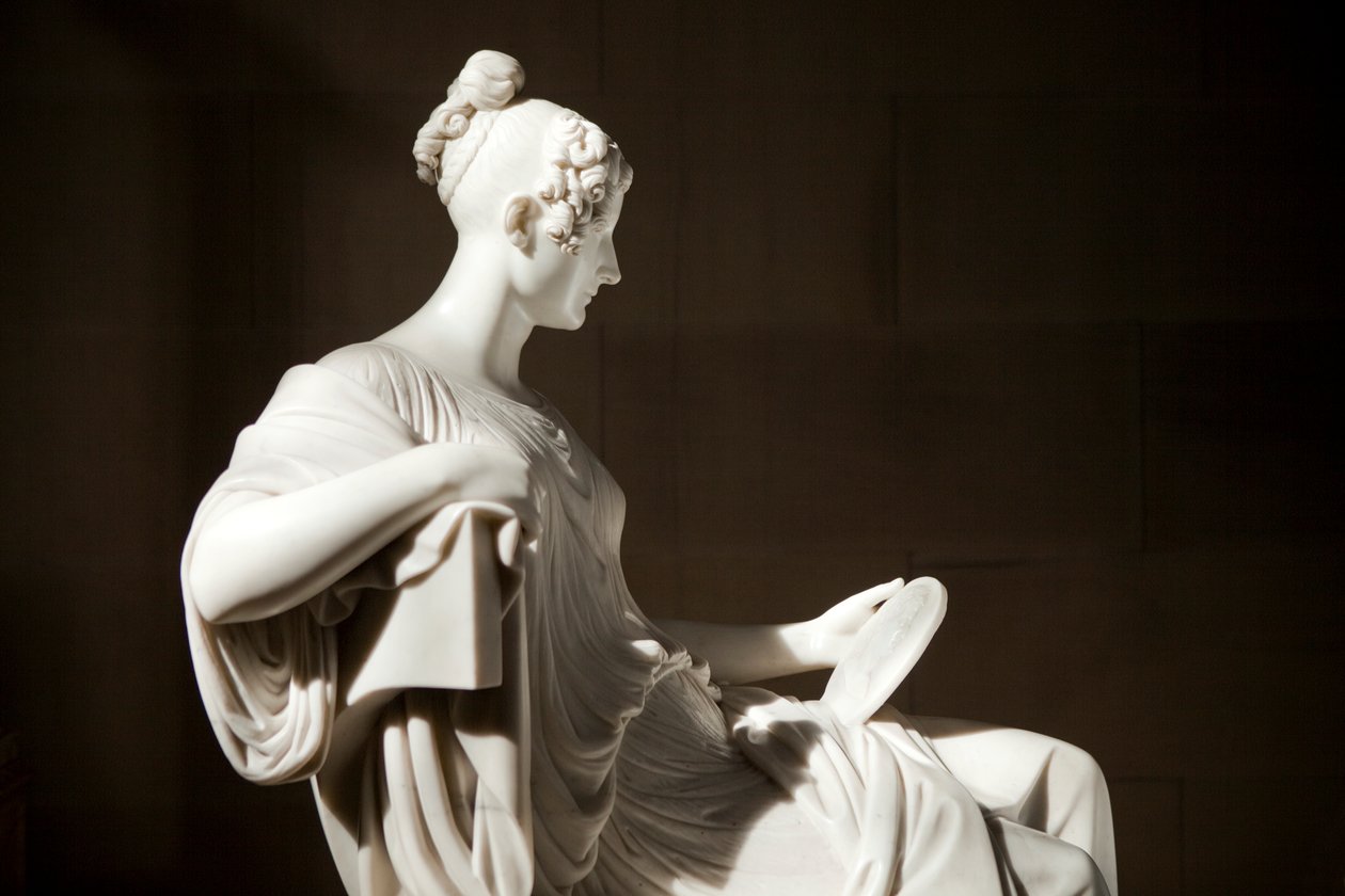 Escultura da Princesa Pauline Borghese (mármore) de Thomas Campbell