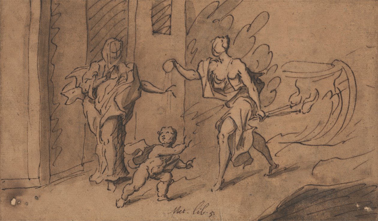 Ceres e Abas: Ovid, Metamorfoses, Livro 5 de Thomas Carwitham