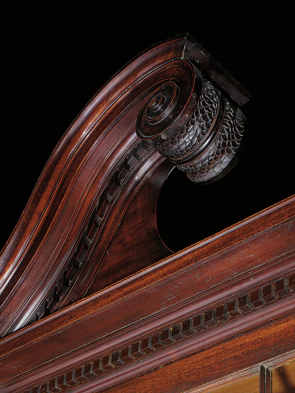 Uma estante de livros George III de Thomas Chippendale