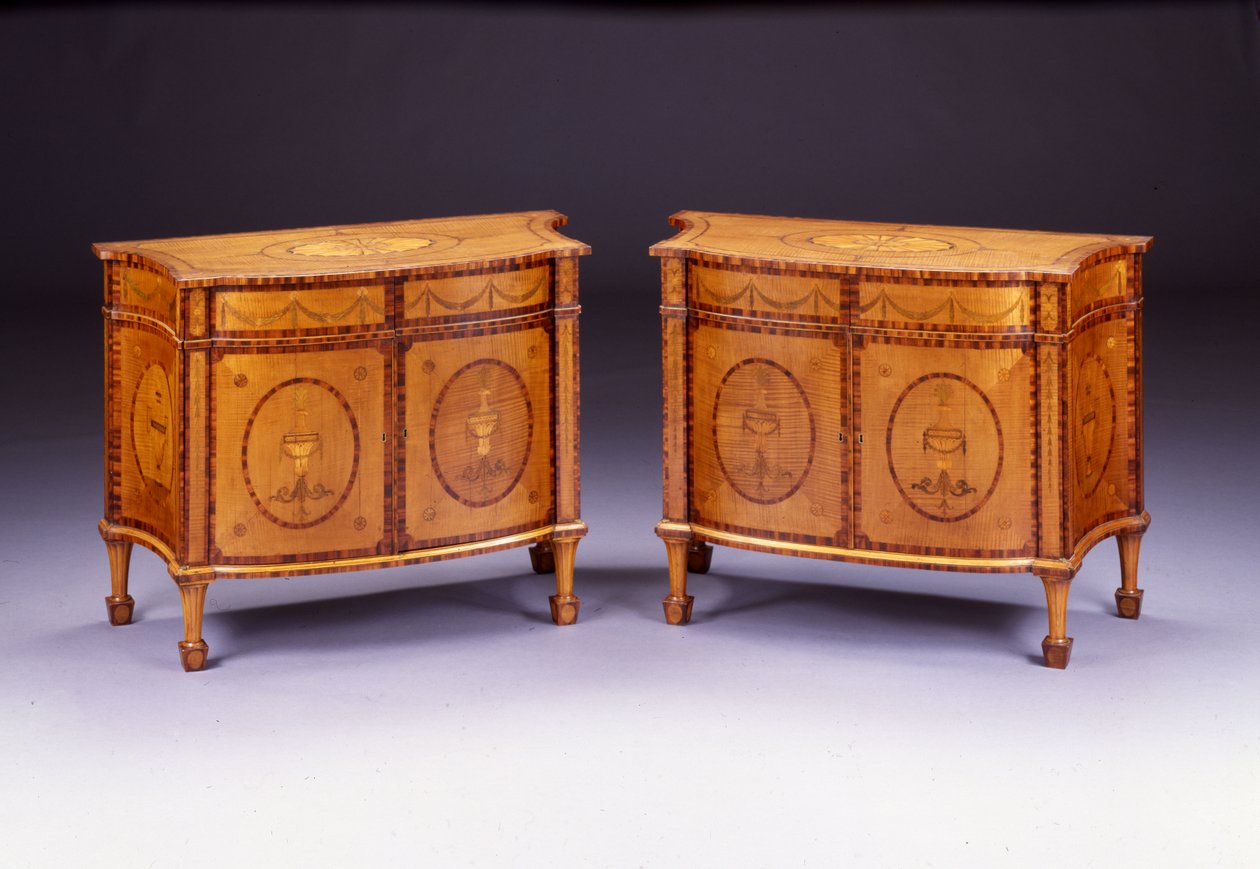 Par de mercadorias George III (harewood & kingwood) de Thomas Chippendale