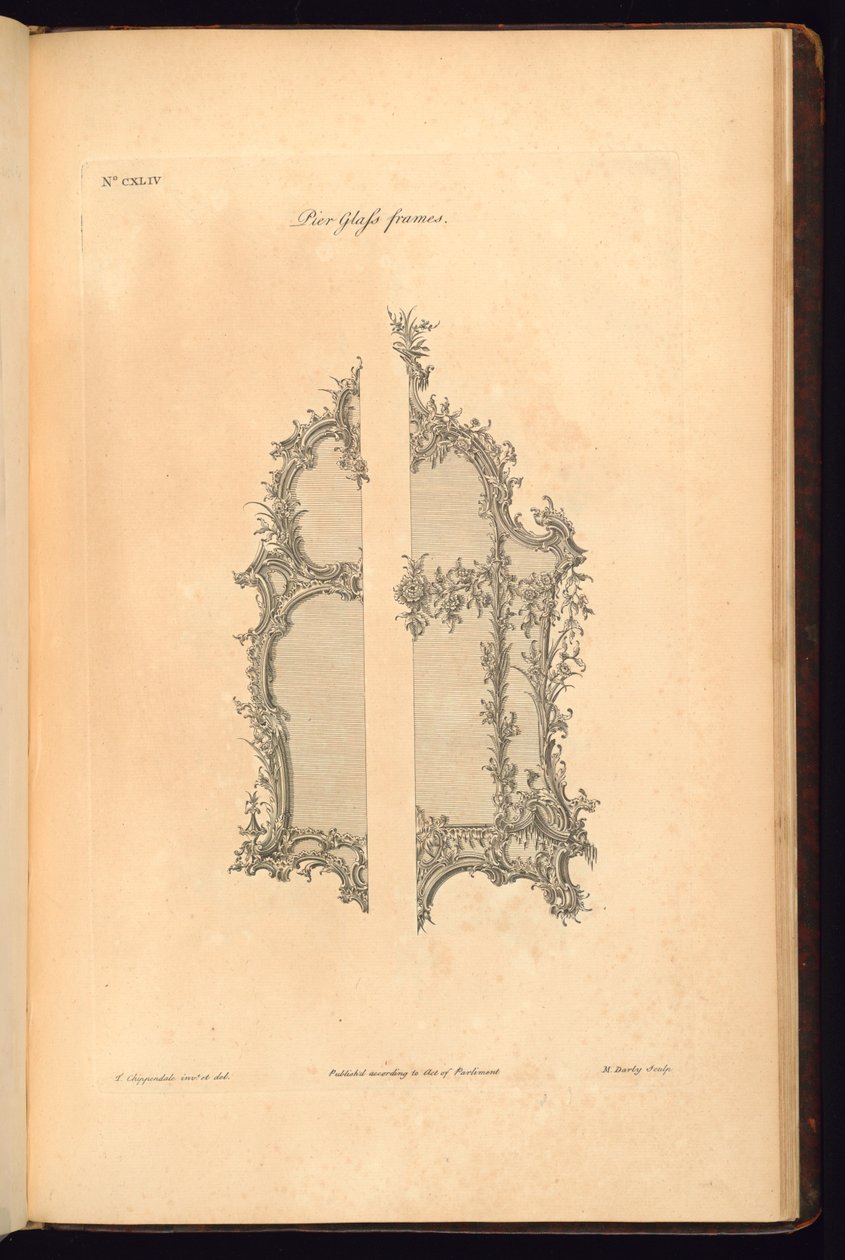 O diretor do cavalheiro e do marceneiro de Thomas Chippendale