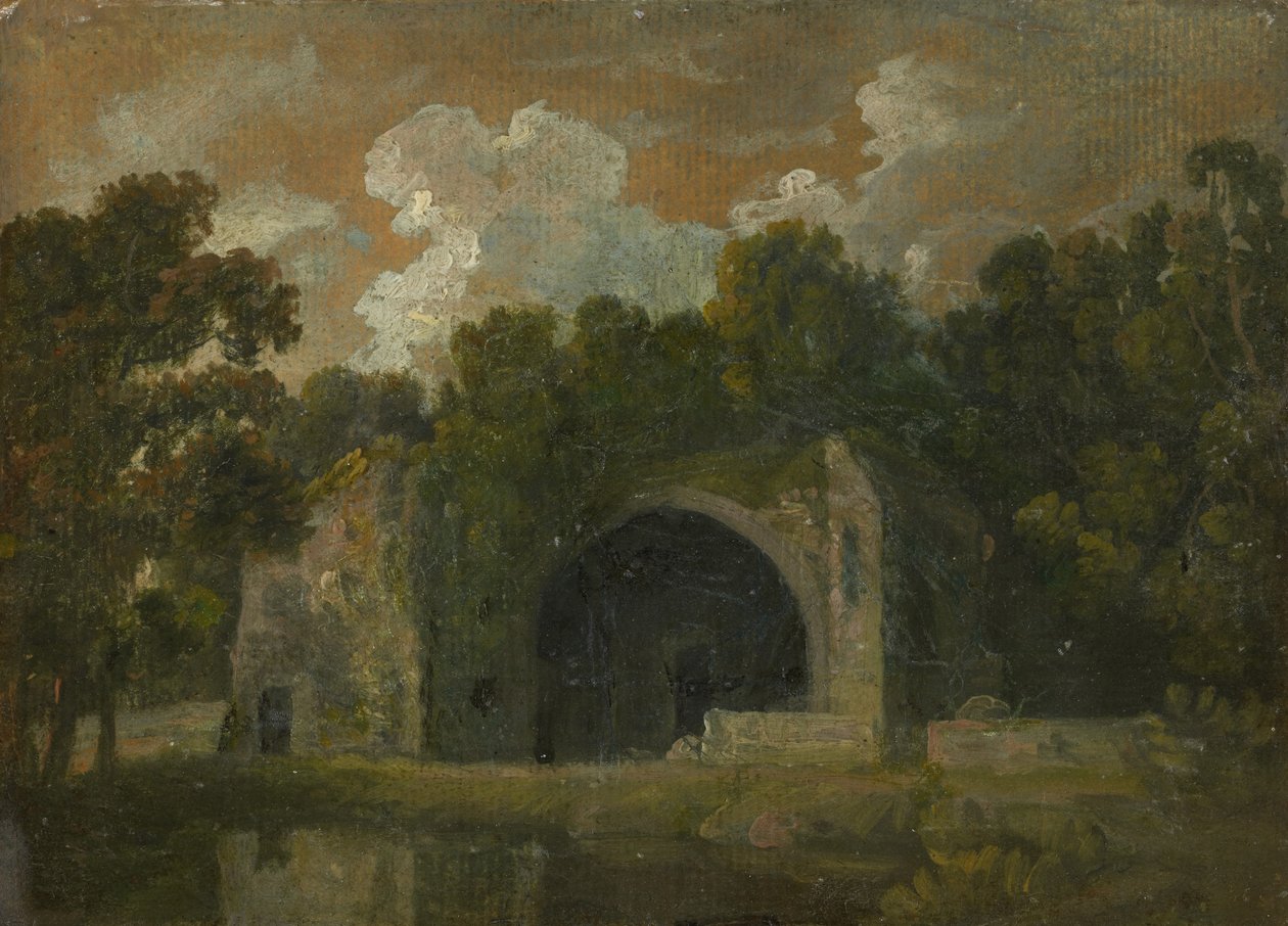 Ruínas em uma paisagem de Thomas Churchyard