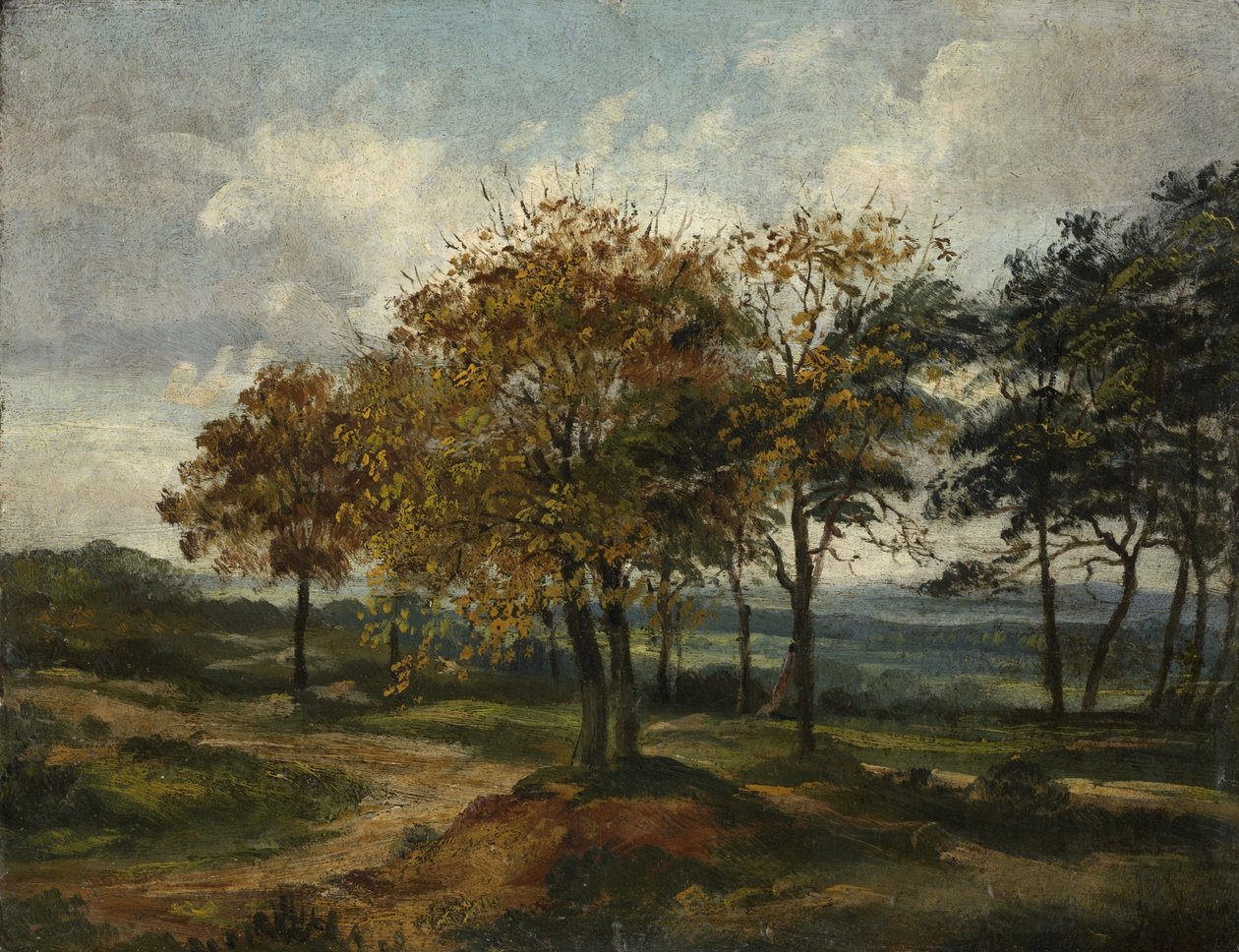 Paisagem arborizada de Thomas Churchyard