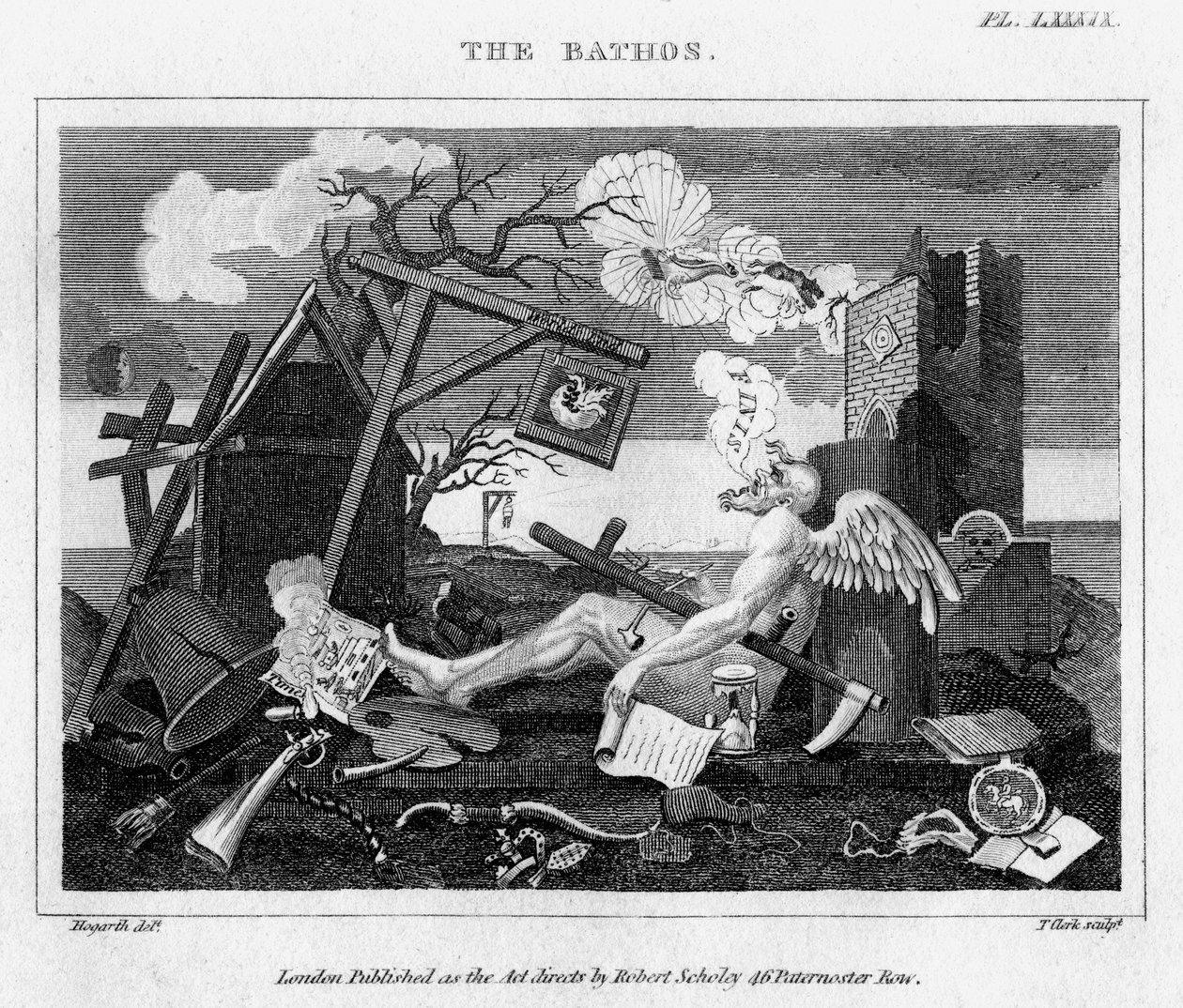O Bathos, século XVIII. de Thomas Clerk
