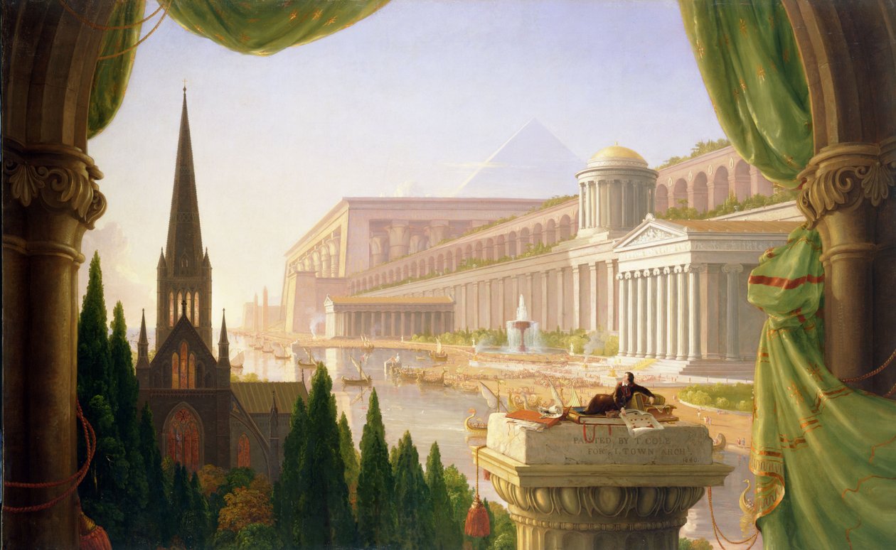 O sonho de um arquiteto de Thomas Cole