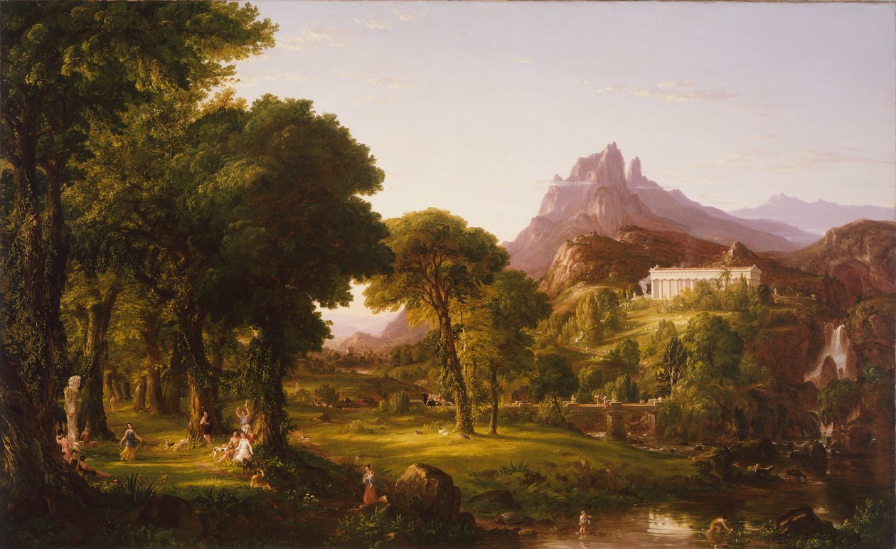 Sonho da Arcádia de Thomas Cole