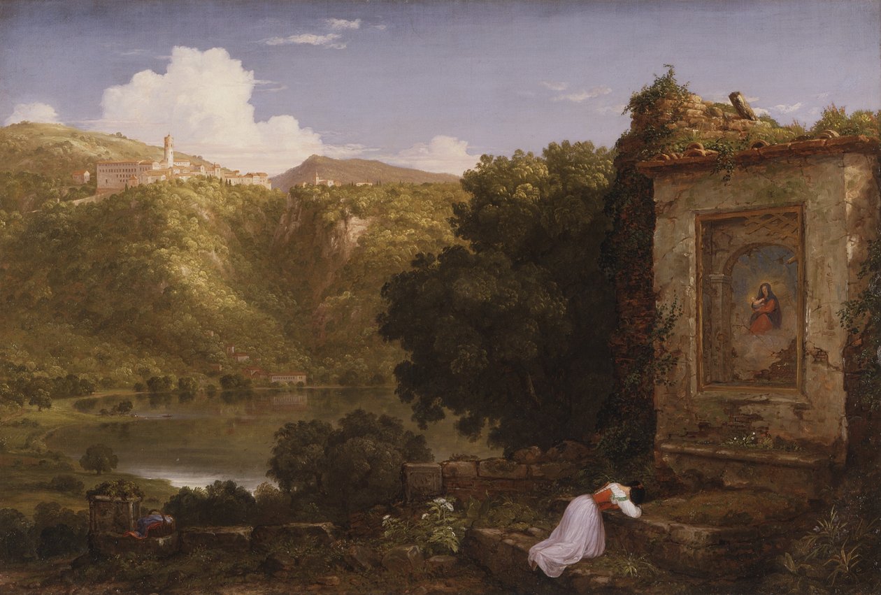 Il Penseroso, 1845 de Thomas Cole