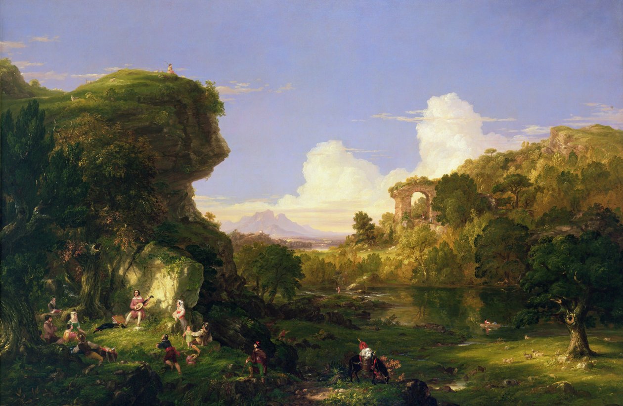 Paisagem italiana de Thomas Cole