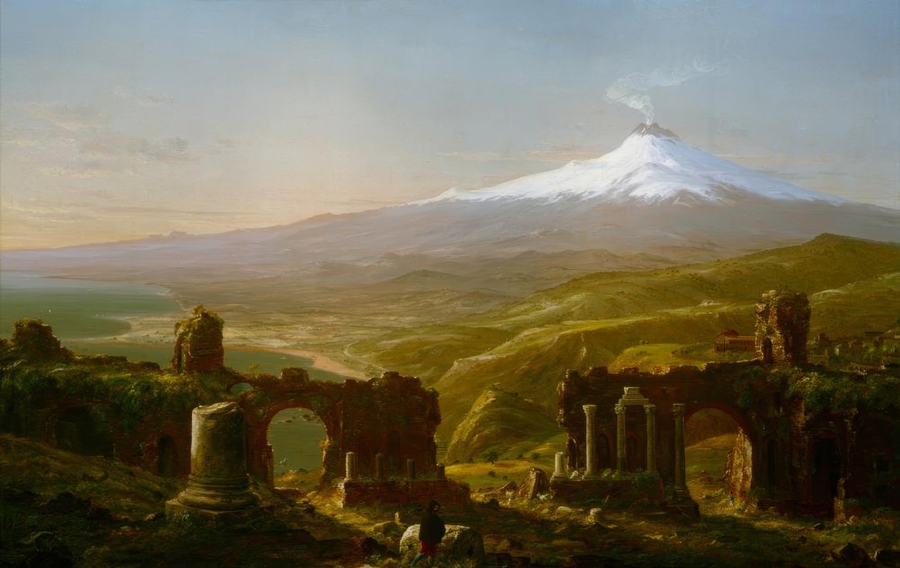 Monte Etna de Taormina de Thomas Cole