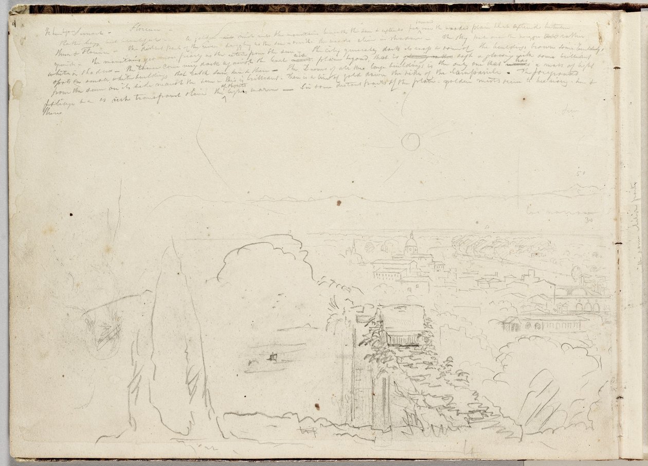 Panorama de Florença de Thomas Cole