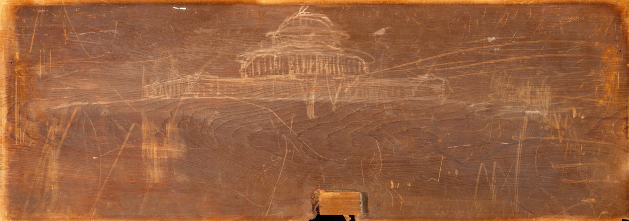 Esboço para o projeto do Capitólio do Estado de Ohio de Thomas Cole