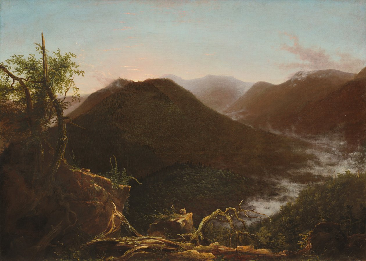 Nascer do sol em Catskills de Thomas Cole