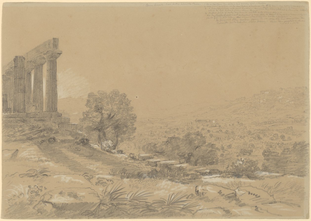 Templo de Juno, Agrigento de Thomas Cole