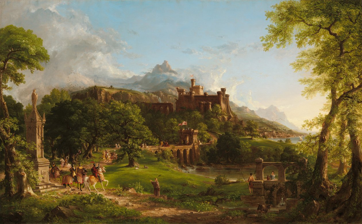 A partida, 1837. de Thomas Cole