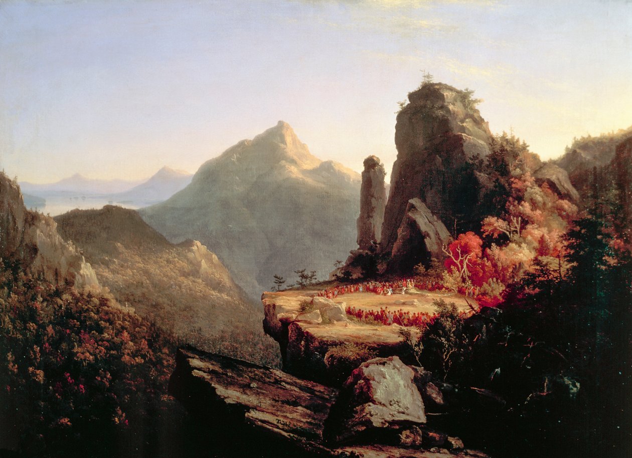O último dos moicanos de Thomas Cole