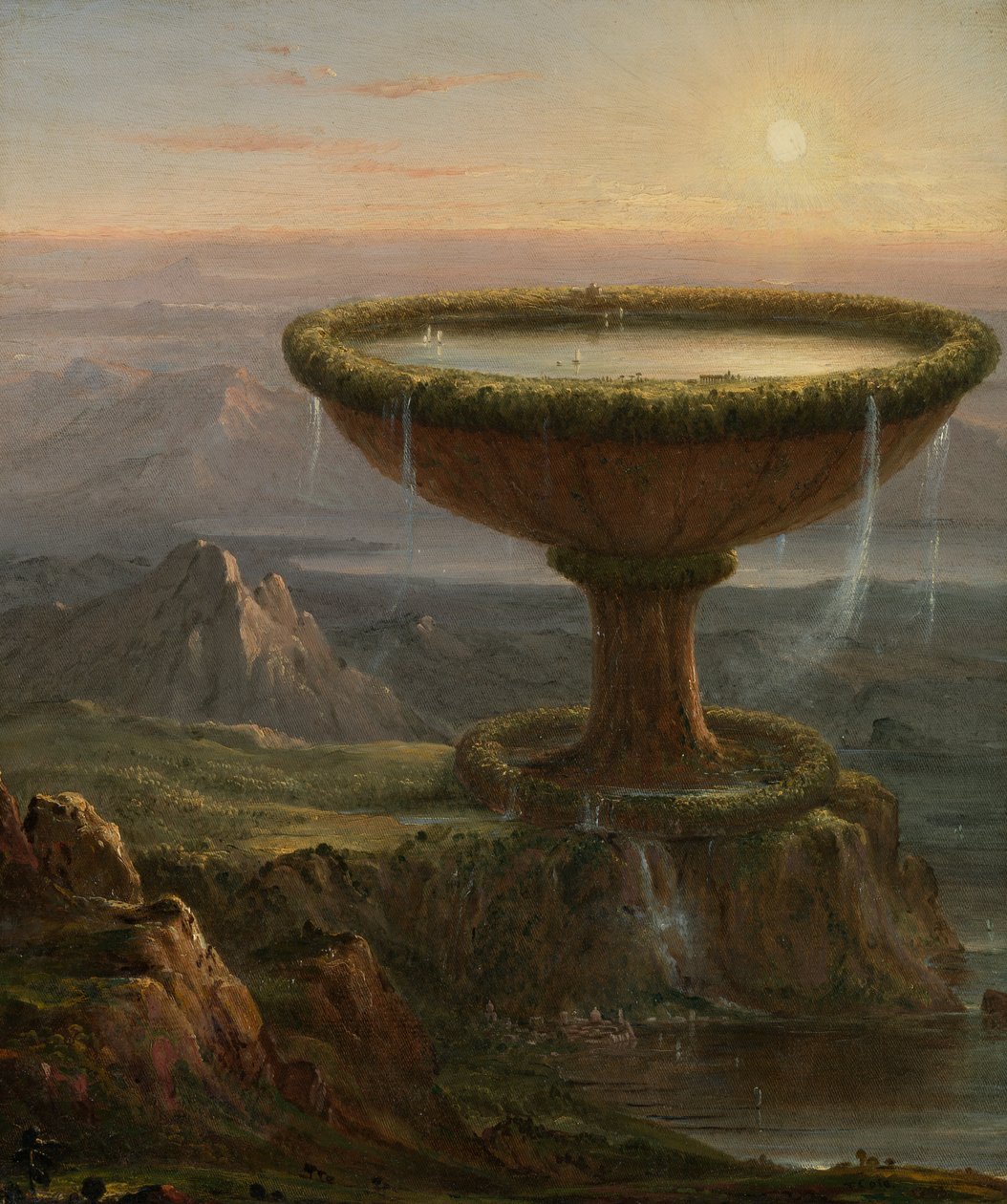 O Cálice do Titã, 1833. de Thomas Cole