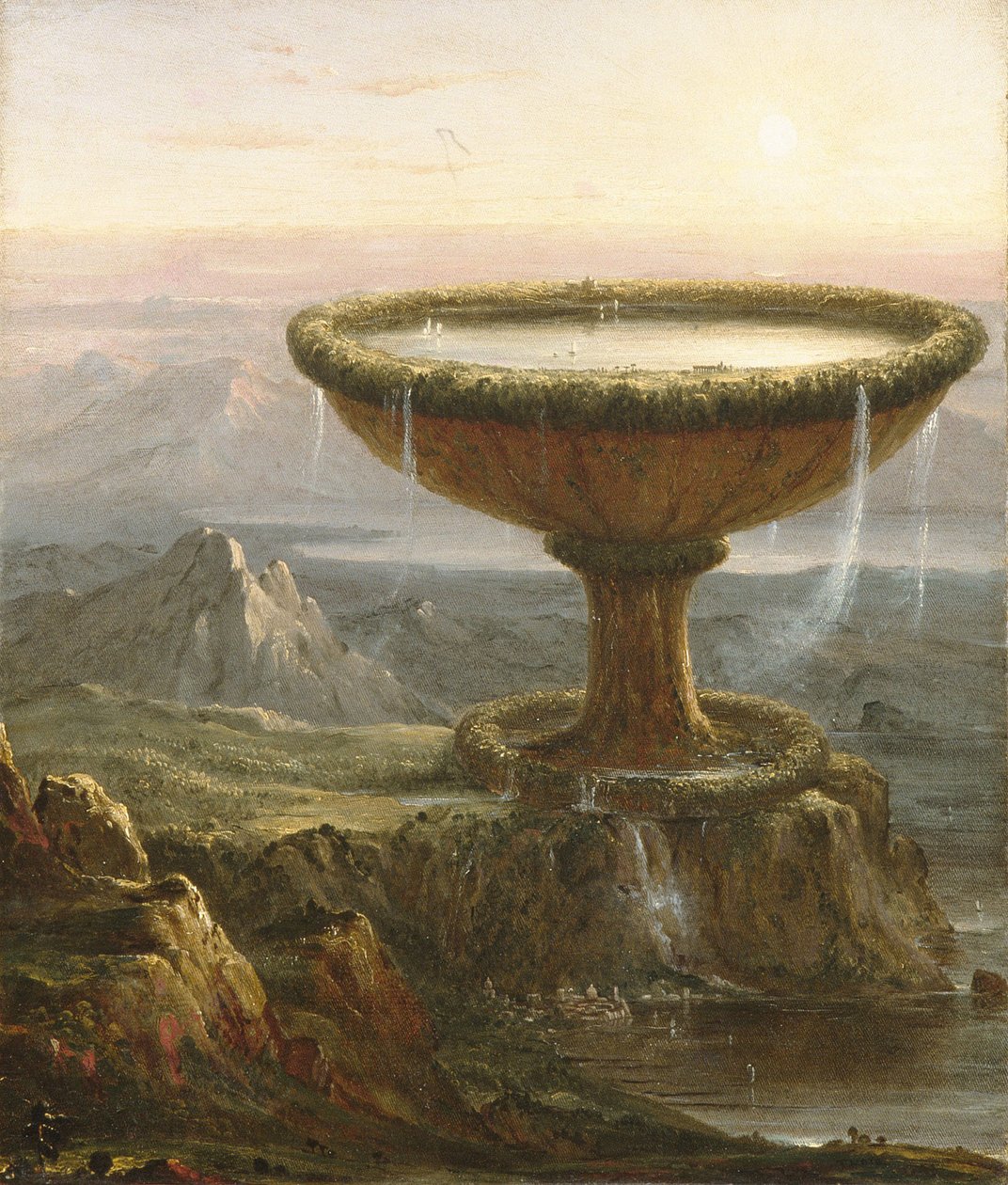 O cálice dos Titãs, 1833 de Thomas Cole