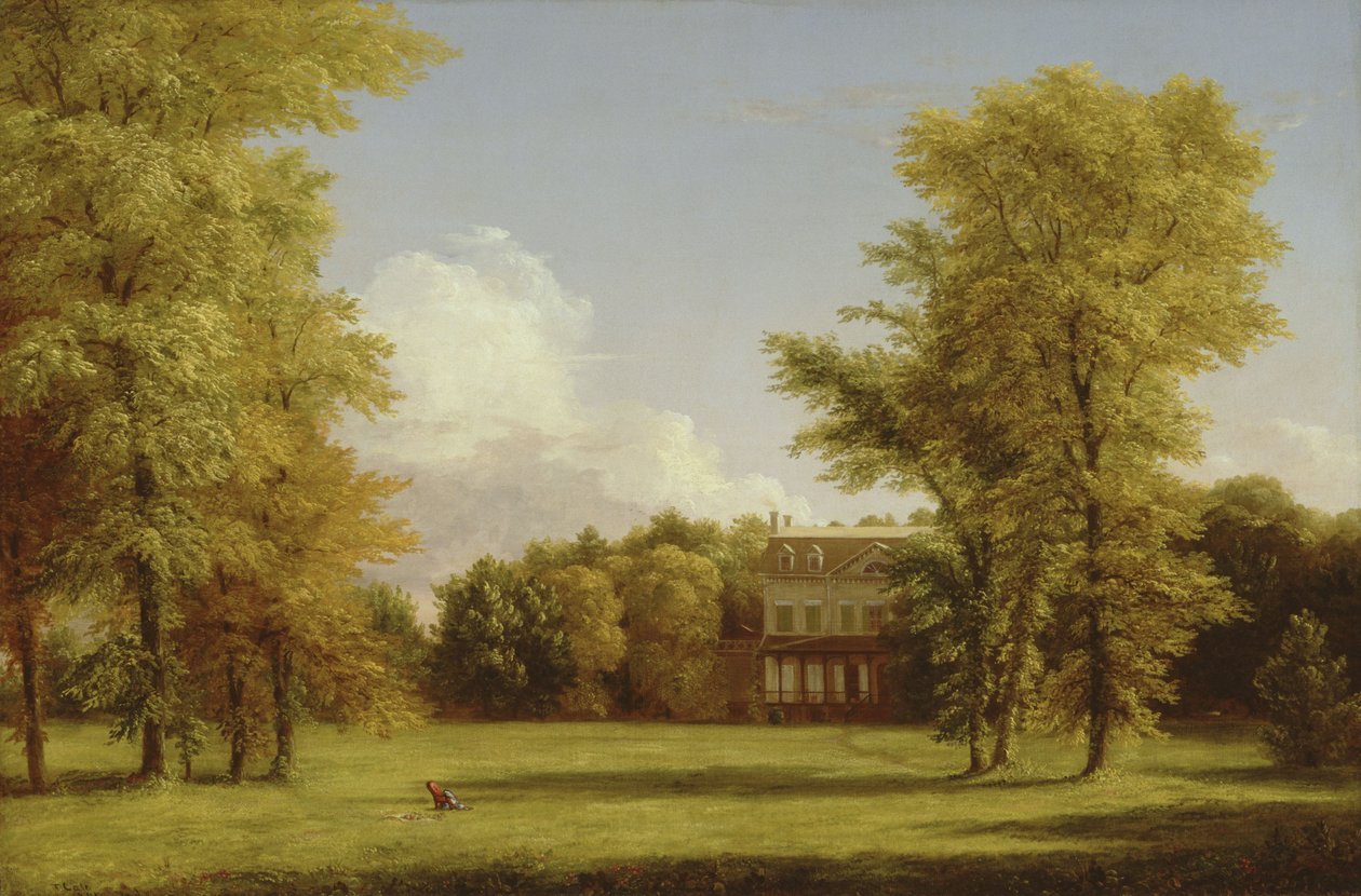 A Mansão Van Rensselaer de Thomas Cole