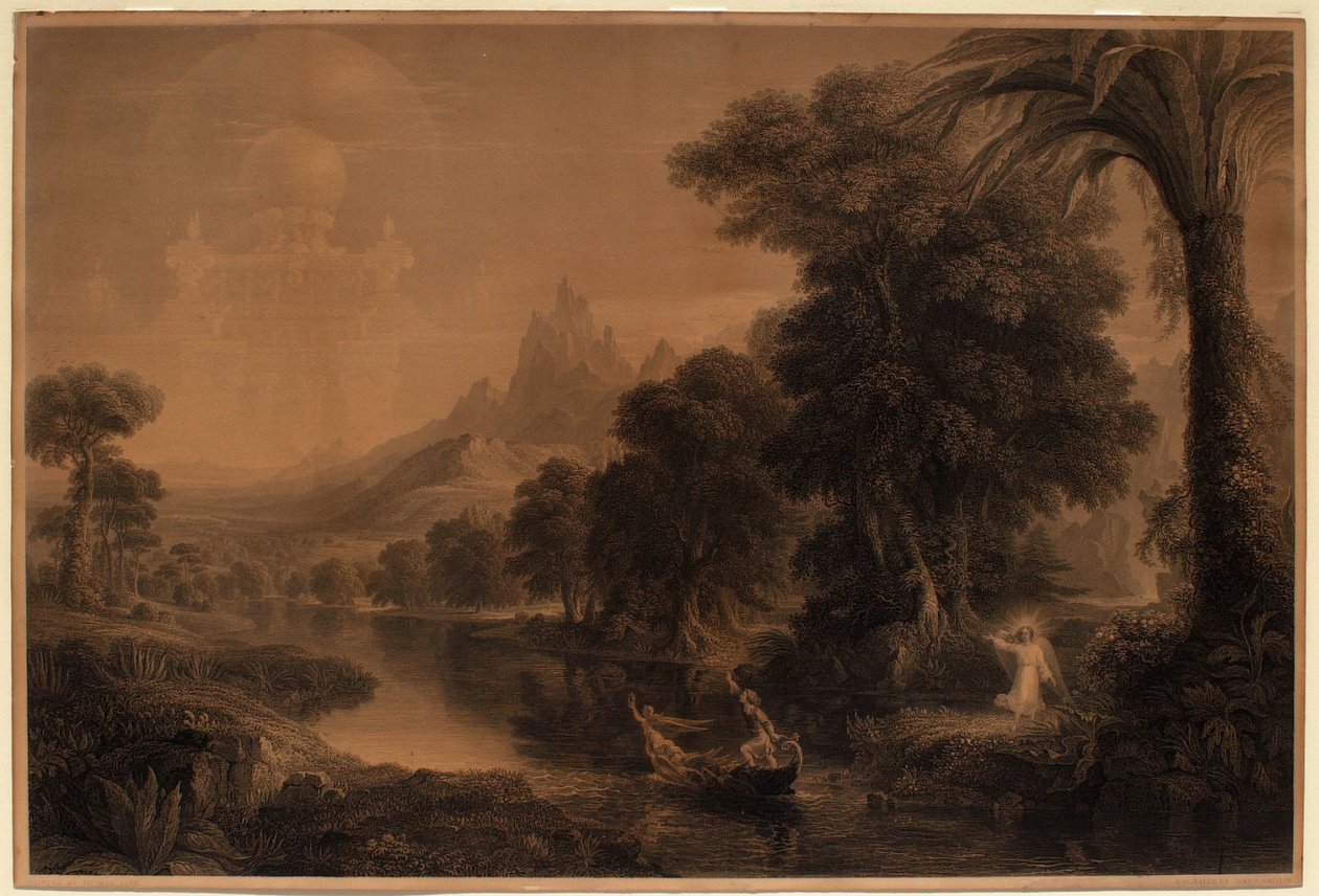 A viagem da vida, II, juventude de Thomas Cole