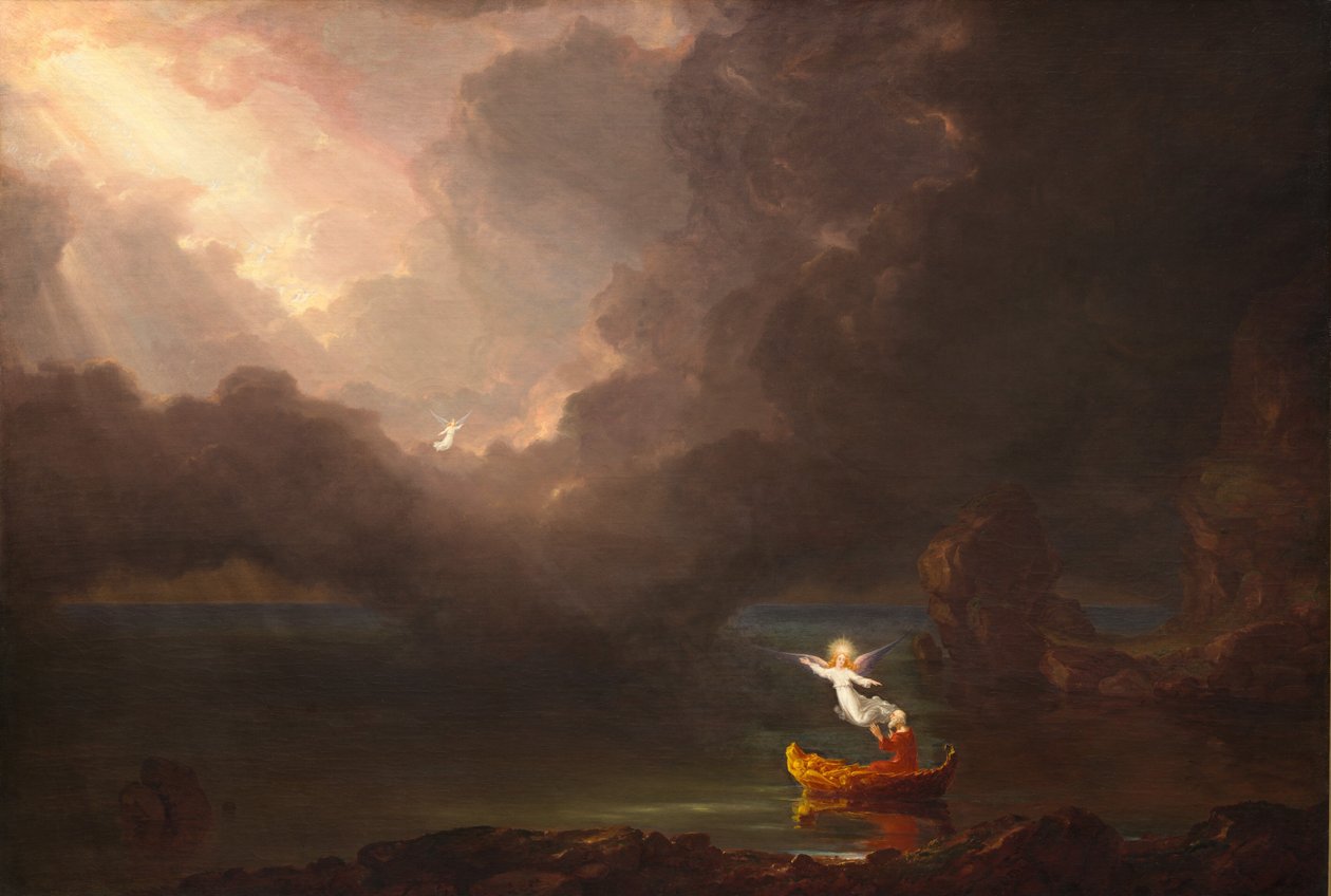 A Viagem da Vida: Velhice, 1842. de Thomas Cole