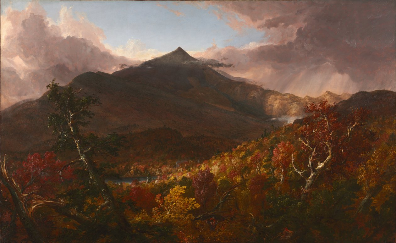 Vista de Schroon Mountain, Condado de Essex, Nova York, depois de uma tempestade de Thomas Cole