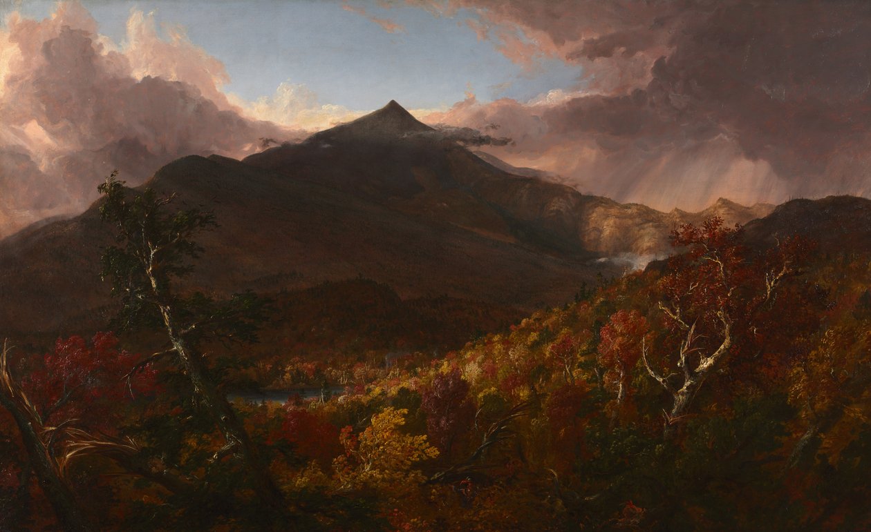 Vista da montanha Schroon, Condado de Essex, Nova York, após uma tempestade de Thomas Cole