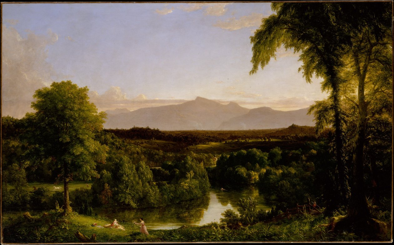 Vista sobre os Catskills - início do outono de Thomas Cole