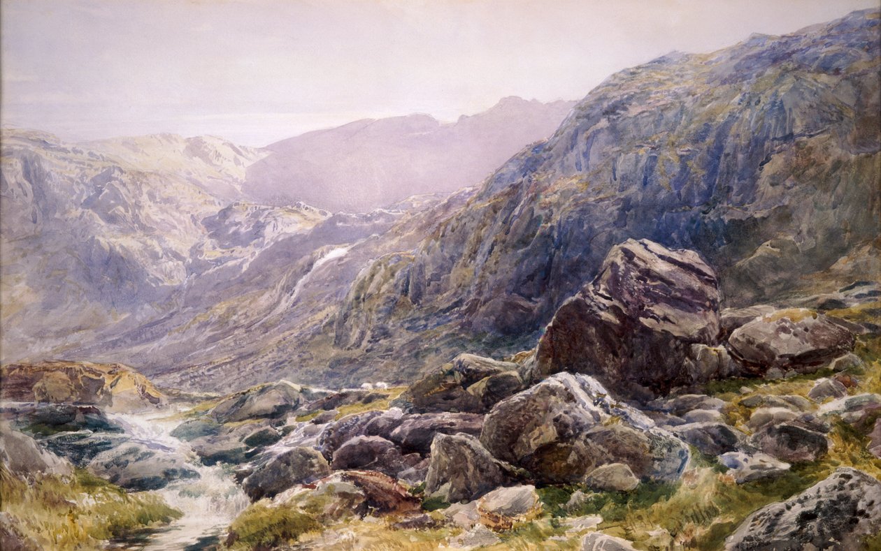 Passo de Llanberis, 1875. de Thomas Collier