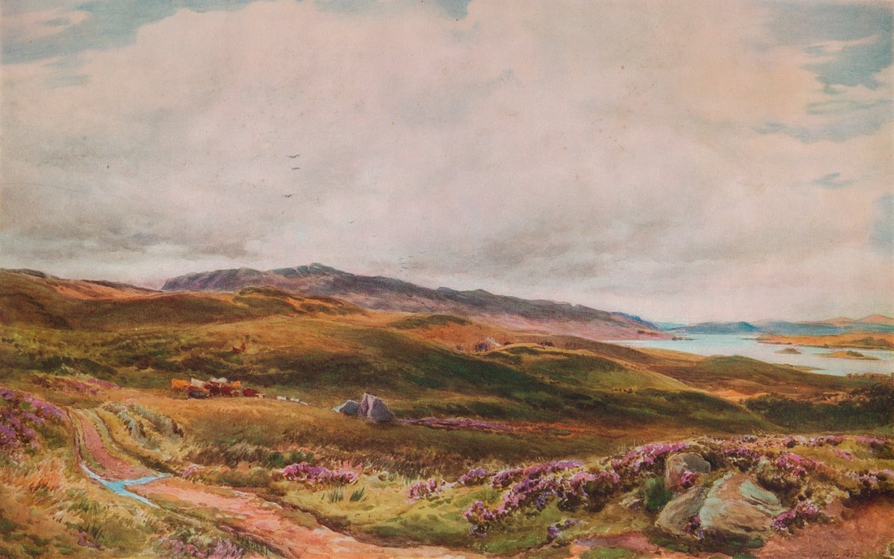 Pavor do Lago, 1874 de Thomas Collier