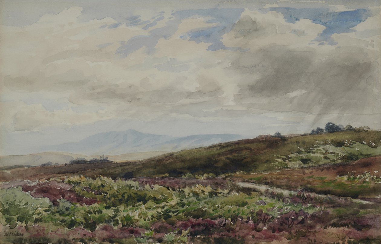 Olhando para Chanctonbury, West Sussex de Thomas Collier