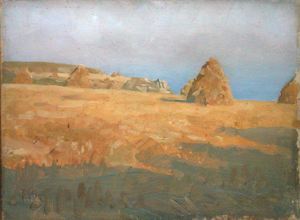 Grão de Ouro (óleo a bordo) de Thomas Cooper Gotch