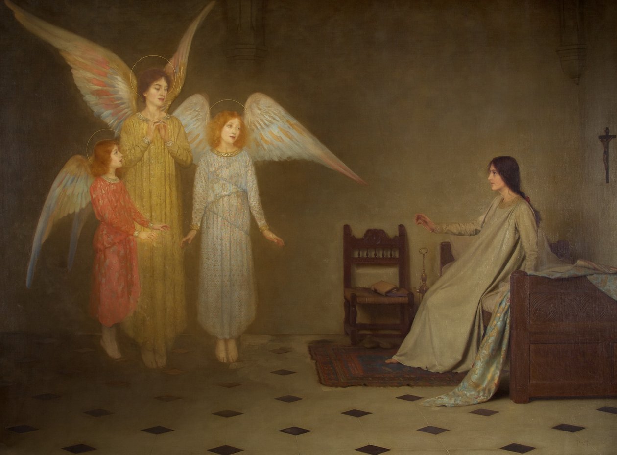 The Awakening, c.1898 (óleo sobre tela) de Thomas Cooper Gotch