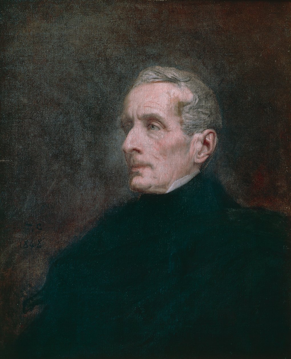 Retrato de Alphonse de Lamartine (Macon de Thomas Couture
