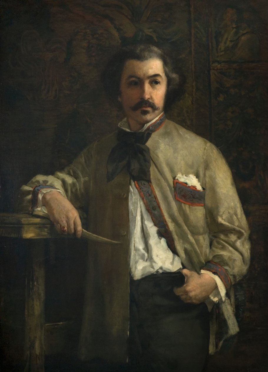 Retrato de Antoine Etex 1808-88, 1855. de Thomas Couture