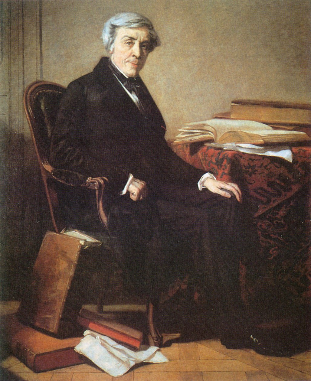 Retrato de Jules Michelet (1798-1874) de Thomas Couture