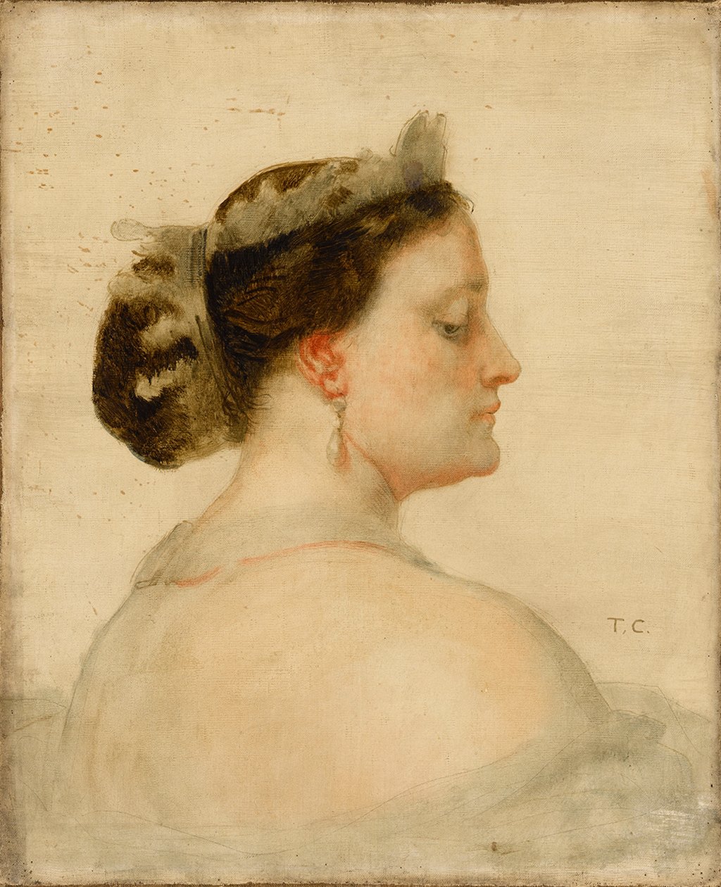 Retrato de Mathilde Bonaparte 1820-1904, princesa francesa de Thomas Couture