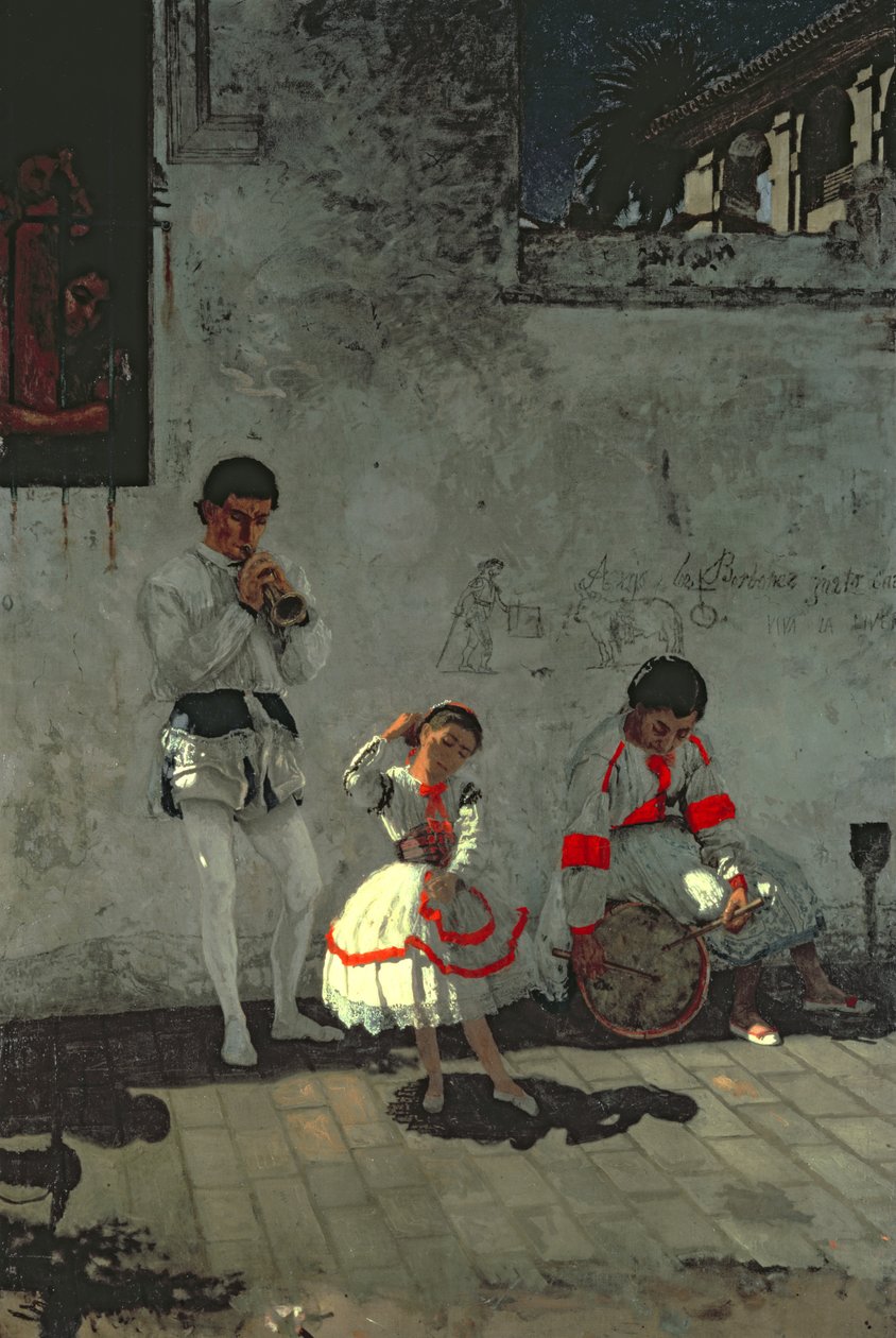 Cena de rua em Sevilha de Thomas Cowperthwait Eakins