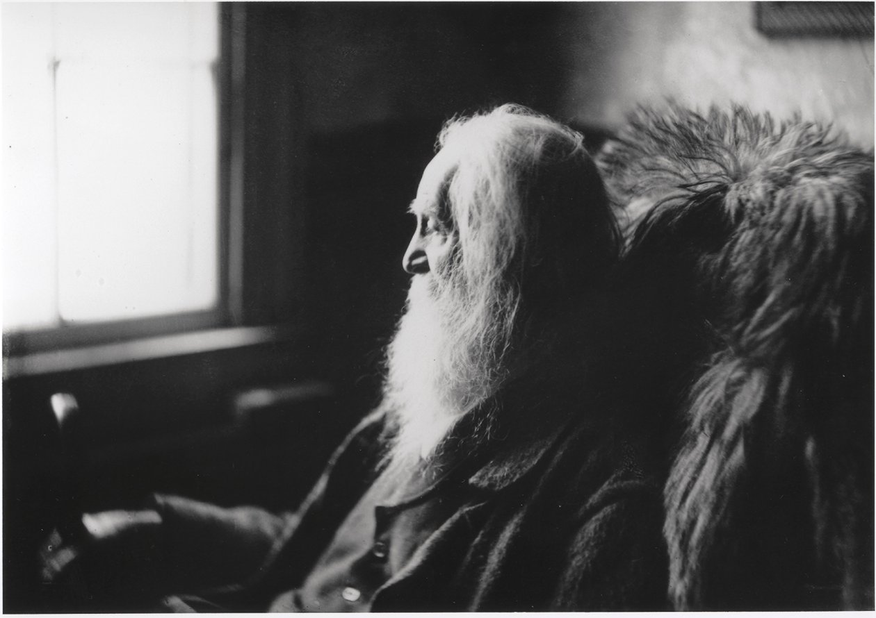 Walt Whitman em Camden, N.J., c.1891 (impressão a prata sobre papel) de Thomas Cowperthwait Eakins