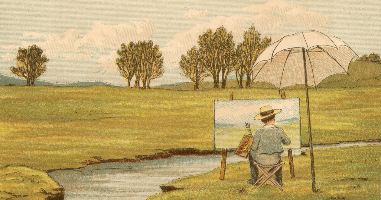 Vida em casa: Pintura Infantil no Terreno da Propriedade de Thomas Crane